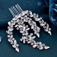 Accesoriu de Par Stil Pieptene Opulent Crystal - 1