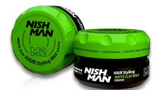 Ceara de par Nish Man M2 - Matt Clay Extra strong - 100ml