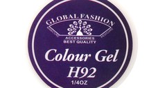 Gel Color Unghii, Vopsea de Arta Global Fashion, Seria Noble Purple H92, 5g