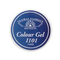 Gel Color Unghii, Vopsea de Arta Global Fashion, Seria Royal Blue I101, 5g - 1