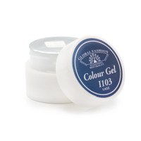 Gel Color Unghii, Vopsea de Arta Global Fashion, Seria Royal Blue I103, 5g - 3