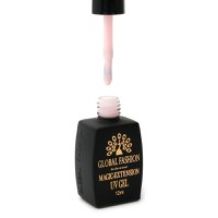 Gel Constructie Unghii cu Sclipici Magic Extension 12 ml, Roz Crem G06 - 9