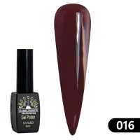 Oja Semipermanenta Global Fashion Black Elite 8 ml, 016 - 1