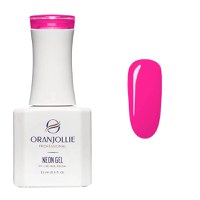 Oja Semipermanenta Neon Gel Nr. 10, 15 ml Oranjollie - 1