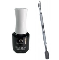 Solutie Indepartare Oja Semipermanenta - Magic Crack Gel Remover - Platinum Edition + Instrument Metalic - 1