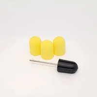 Suport + 3 Smirghel 13 x 19 mmm - 120 Set, Yellow - 1