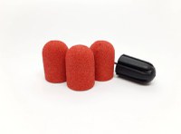 Suport + 3 Smirghel 16 x 25 mm - 100 Set, red - 1