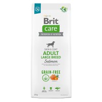 Brit Care Grain-Free Adult Large Breed, L-XL, Somon, hrană uscată fără cereale câini, piele & blană, 12kg - 2