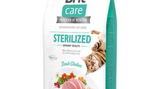 Brit Care Sterilized Urinary Health, Pui, hrană uscată fără cereale pisici sterilizate, sensibilități urinare, 7kg