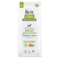 Brit Care Sustainable Adult Medium Breed, M, Pui și Insecte, hrană uscată câini, sistem digestiv, 12kg - 2