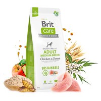 Brit Care Sustainable Adult Medium Breed, M, Pui și Insecte, hrană uscată câini, sistem digestiv, 12kg - 3