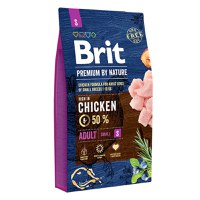 Brit Premium By Nature, Adult Small Breed, XS-S, Pui, hrană uscată câini, 8kg - 1