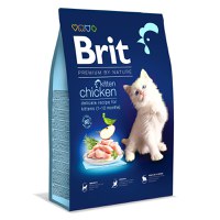 Brit Premium by Nature, Kitten, Pui, hrană uscată pisici junior, 8kg - 1