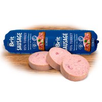 Brit Premium, Curcan, salam hrană umedă conținut redus cereale câini, 800g - 2