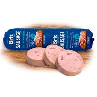 Brit Premium, Pui și Miel, salam hrană umedă conținut redus cereale câini, 800g - 2