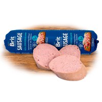 Brit Premium, Pui și Miel, salam hrană umedă conținut redus cereale câini, 800g - 3