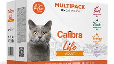 Calibra Cat Life Pouch Adult Multipack, 12 x 85g