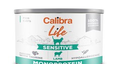 Calibra Life Mono Protein, Sensitive, Miel, Conservă hrană umedă mono proteică fără cereale câini, (pate), 200g