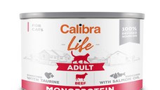 Calibra Life, Vita, Conservă hrană umedă fără cereale pisici, (pate), 200g