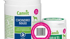 Canvit Chondro Maxi for Dogs 500g plus Canvit Multi for Dogs, 100g