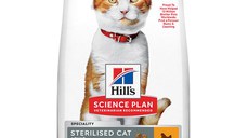 Hill's SP Adult Sterilised, Pui, hrană uscată pisici sterilizate, 15kg
