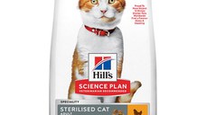 Hill's SP Adult Sterilised, Pui, hrană uscată pisici sterilizate, 3kg