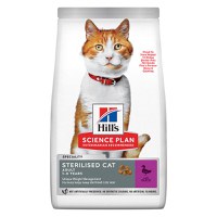 Hill's SP Adult Sterilised, Rață, hrană uscată pisici sterilizate, 3kg - 1