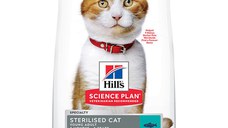 Hill's SP Adult Sterilised, Ton, hrană uscată pisici sterilizate, 1.5kg