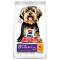 Hill's SP Canine Adult Small & Miniature Sens Stom&Skin Pui, 1.5kg - 1