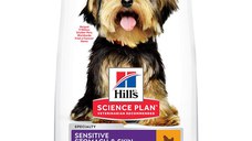 Hill's SP Canine Adult Small & Miniature Sens Stom&Skin Pui, 1.5kg