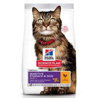 Hill's SP Feline Adult Sensitive Stomach & Skin, 1.5kg - 1