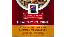 Hill's SP Healthy Cuisine, Pui și Tocană de Legume, plic hrană umedă câini, 90g