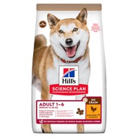 Hill's SP Nograin, Adult M, Pui, hrană uscată fără cereale câini, 14kg - 1