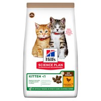 Hill's SP Nograin, Kitten, Pui, hrană uscată fără cereale pisici junior, 1.5kg - 1