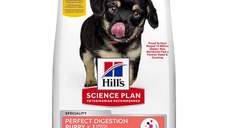 Hill's SP Perfect Digestion Puppy M, hrană uscată câini junior, sistem digestiv, 14kg