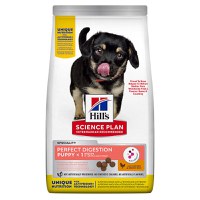 Hill's SP Perfect Digestion Puppy M, hrană uscată câini junior, sistem digestiv, 2.5kg - 1