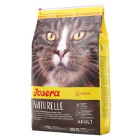 Josera Naturelle, Pui, hrană uscată fără cereale pisici sterilizate, 10kg - 1