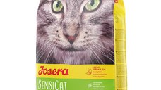 Josera Sensicat, Pui, hrană uscată pisici, sistem digestiv & probiotice,10kg