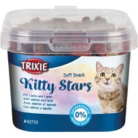 Recompense Pentru Pisici, Soft Snack Kitty Star Cu Somon și Miel, 140g, 42733 - 1