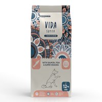 VIDA SUPER, M-XL, Somon, Pește și Legume, hrană uscată câini, 12kg - 1