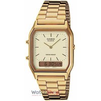 Ceas Casio Retro AQ-230GA-9D Gold - 1