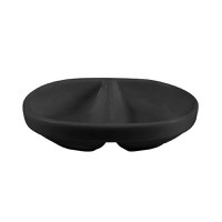 Bol oval portelan 2 compartimente negru Ionia Black&White 11 cm - 1