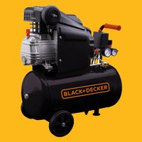 Compresor Black+Decker BD 160/24 orizontal 24L 8Bar 160L/min - 1