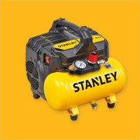 Compresor silent Stanley DST 100/8/6 fara ulei 1CP 8Bar 105l/min - 1