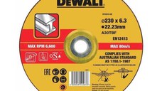 Disc diamantat pentru taiere metal DeWalt DT43919 230 x 6mm