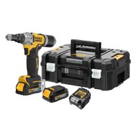 Pistol pentru nituit cu motor brushless Dewalt DCF414E2GT-QW cu 2 acumulatori 1.7Ah 18V Powerstack - 1