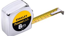 Ruleta PowerLock Stanley 0-33-198 clasic cu carcasa ABS 8 m x 25 mm