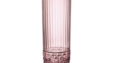 Set 6 pahare long drink Bormioli America '20s Lilac Rose 400 ml