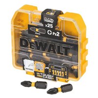 Set Tic Tac 25x PZ2 25mm de impact Flextorq DeWalt - DT70556T - 1