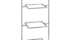 Stand bufet inox 3 compartimente APS 33x21x44 cm